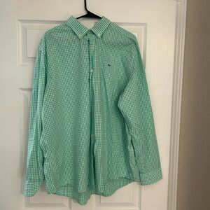 Green Vineyard Vines Plaid